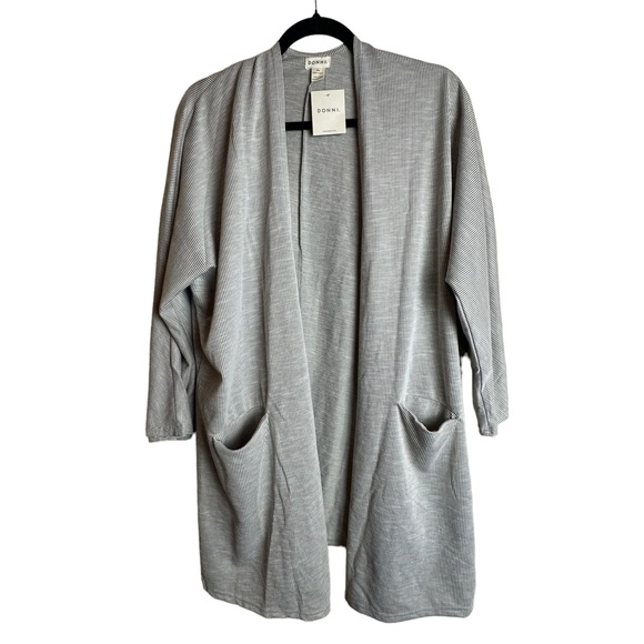 Anthropologie x Donni NWT Slouchy Striped Open Front Cardigan Women’s One Size - Picture 4 of 15